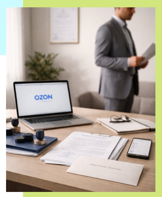 Отказное письмо для Ozon в Кингисеппе от 3634 р. | Сертэкс